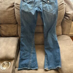 True Religion Dark Blue Flare Jeans